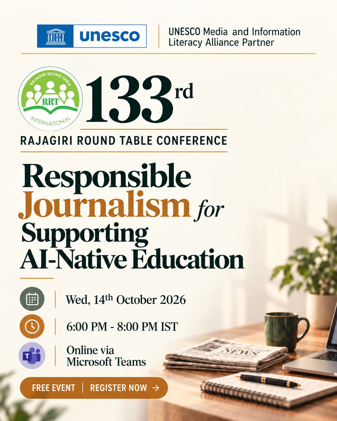 133rd Rajagiri Round Table Conference